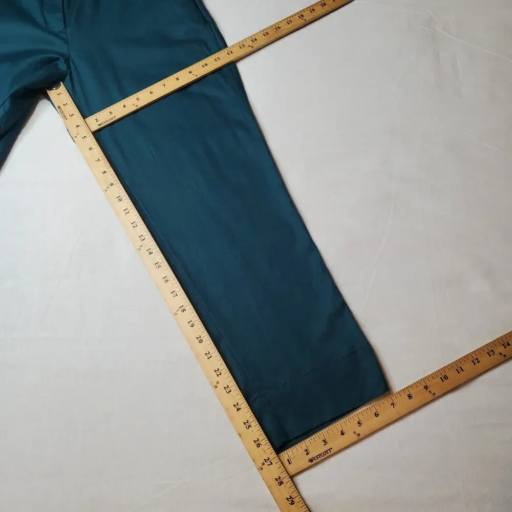Banana Republic Women Size S NWT Tapered Linen-Blend Pant Green 706574